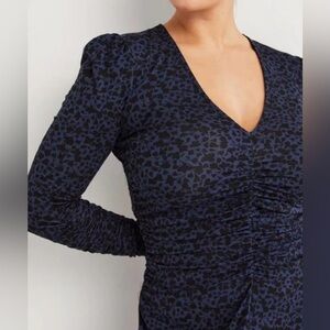 BODEN Ruched Jersey Midi Dress